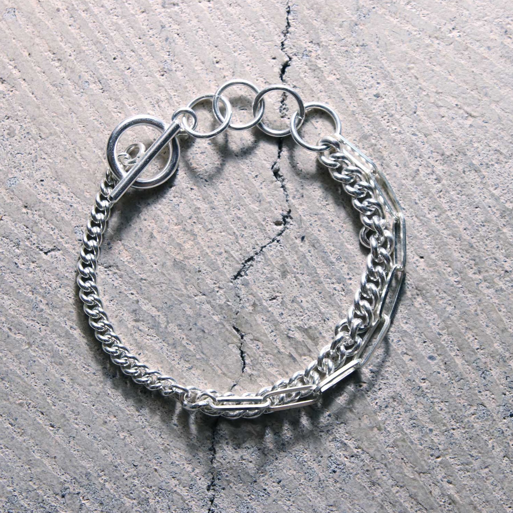 chain mix bracelet [gata] / Y1907KHB010 | YArKA official