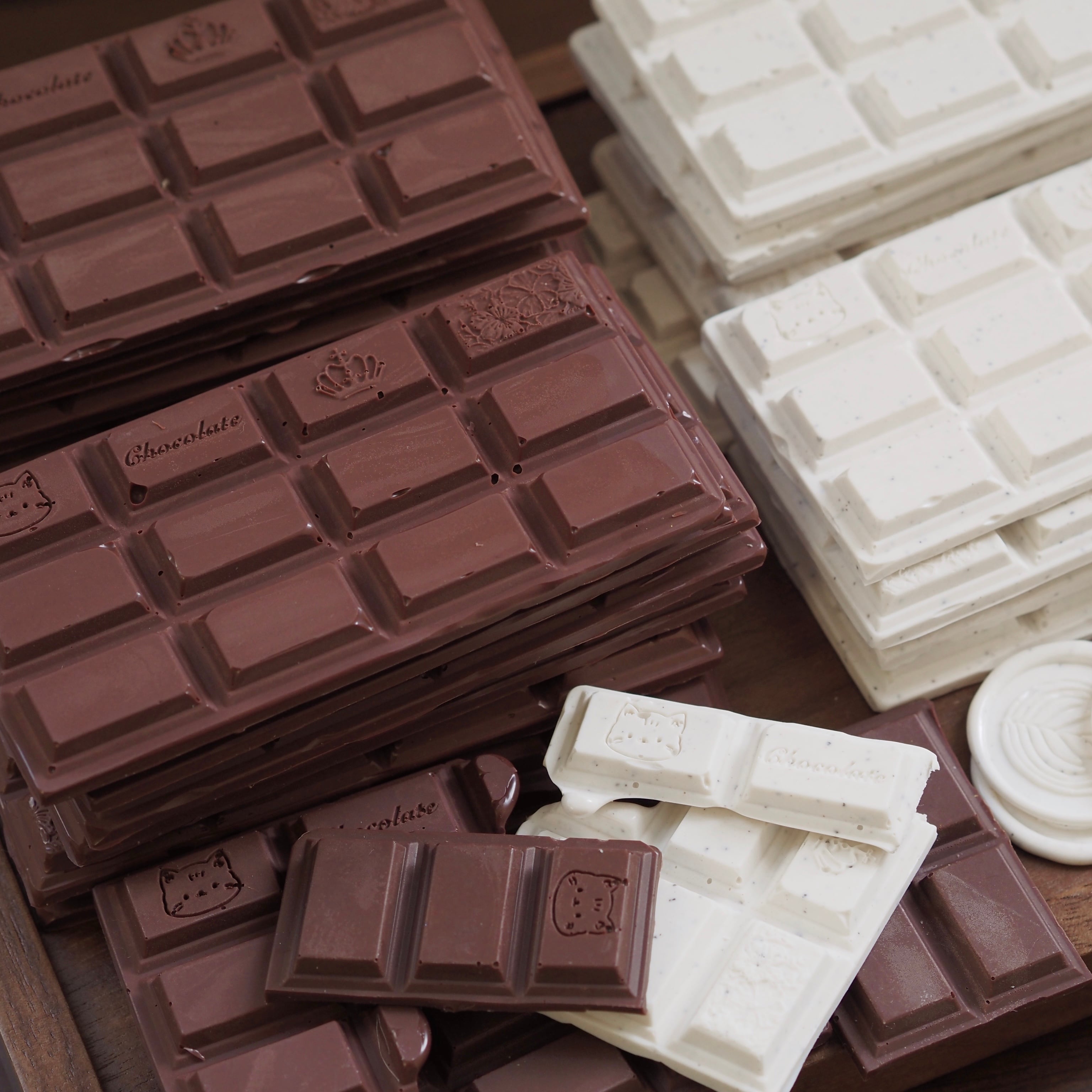 ★★展示品★★  割れチョコシーリングスタンプ❤︎ チョコ割りシーリングワックス｜Chocolate Break SealingWax