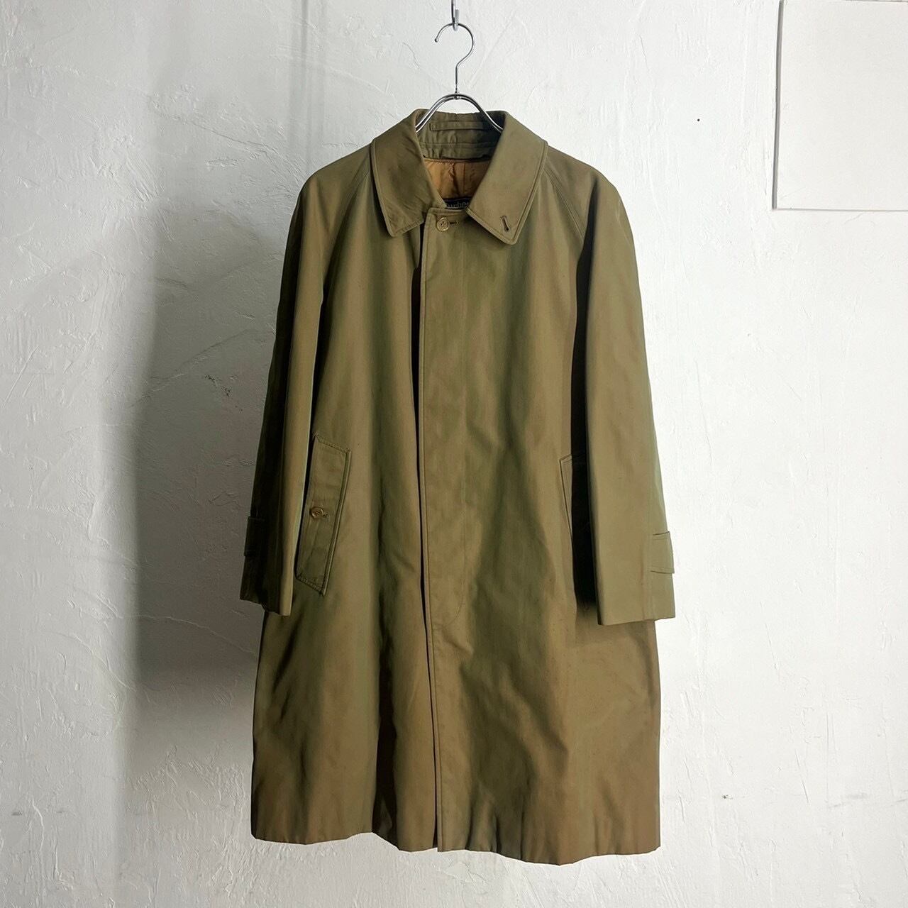 ~80s Burberrys "Equivocal Color" Staincollar Coat ENGLAND製