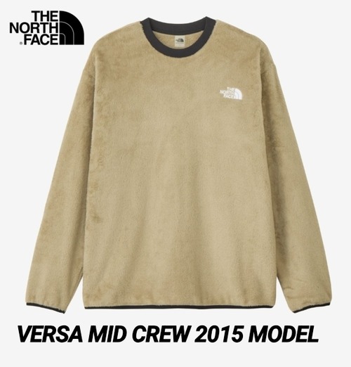 ザ・ノース・フェイス ノースフェイス フリース バーサミッドクルー THE NORTH FACE VERSA MID CREW NA72480 マッシュルーム