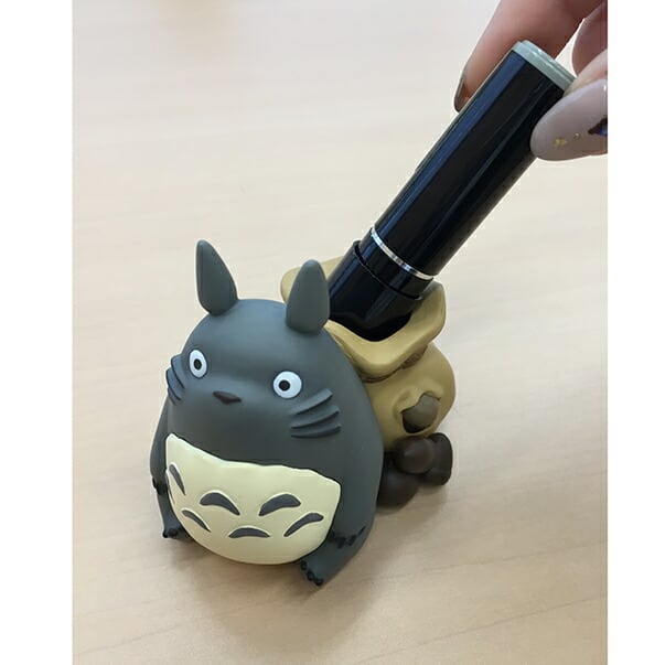 となりのトトロ 印鑑立て 大トトロ ジブリ 小物入れ | 消しゴムはんこ