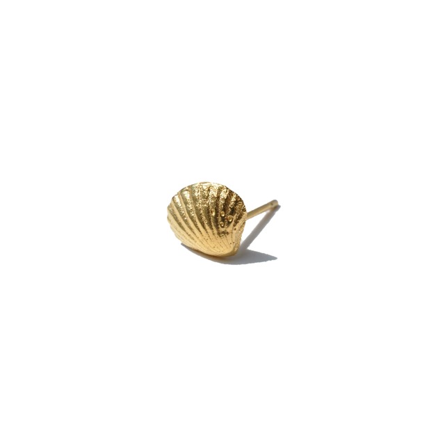 Seashell Stud Earring (K18)