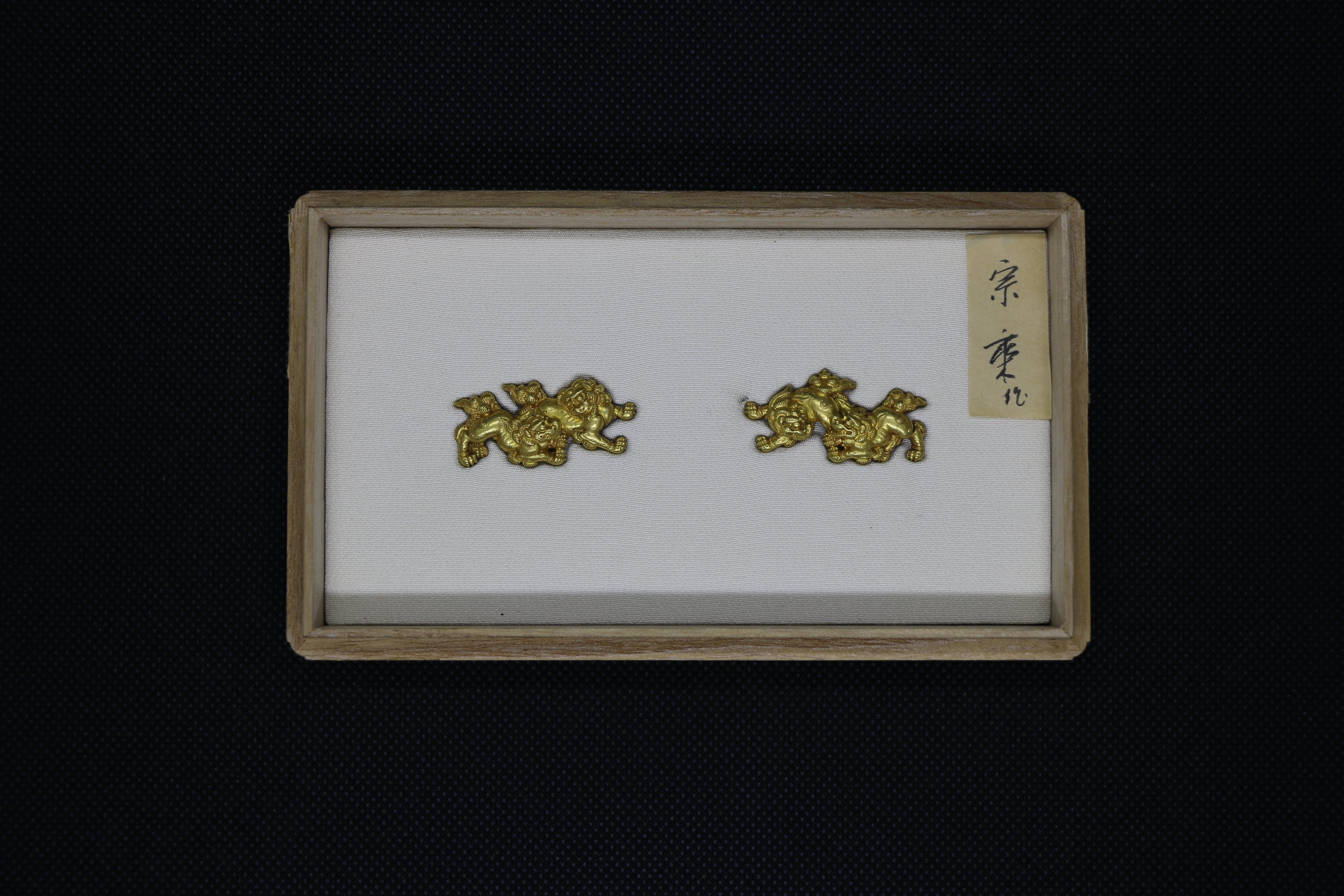 目貫 二匹獅子図 後藤宗乗 | あやかし堂