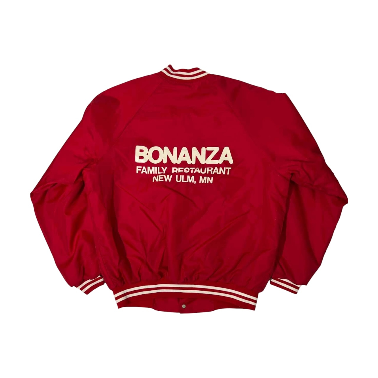 80s 90s USA製 ビンテージ HARTWELL ハートウェル バックプリント スタジャン ジャケット XL~程度 /レッド/メンズ/オールド