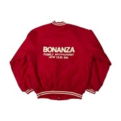 80s 90s USA製 ビンテージ HARTWELL ハートウェル バックプリント スタジャン ジャケット XL~程度 /レッド/メンズ/オールド