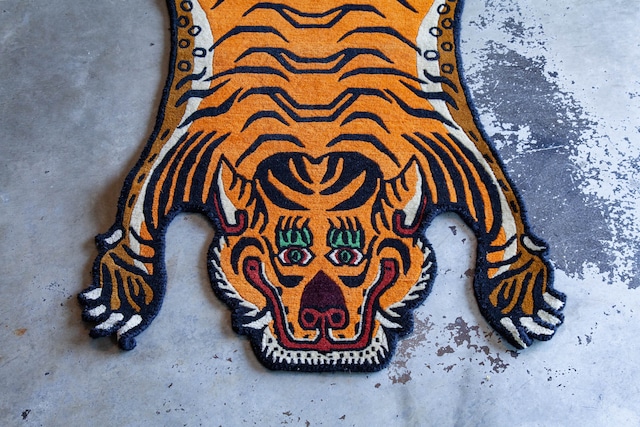 Tibetan Tiger Rug 《Mサイズ•ウール034》チベタンタイガーラグ