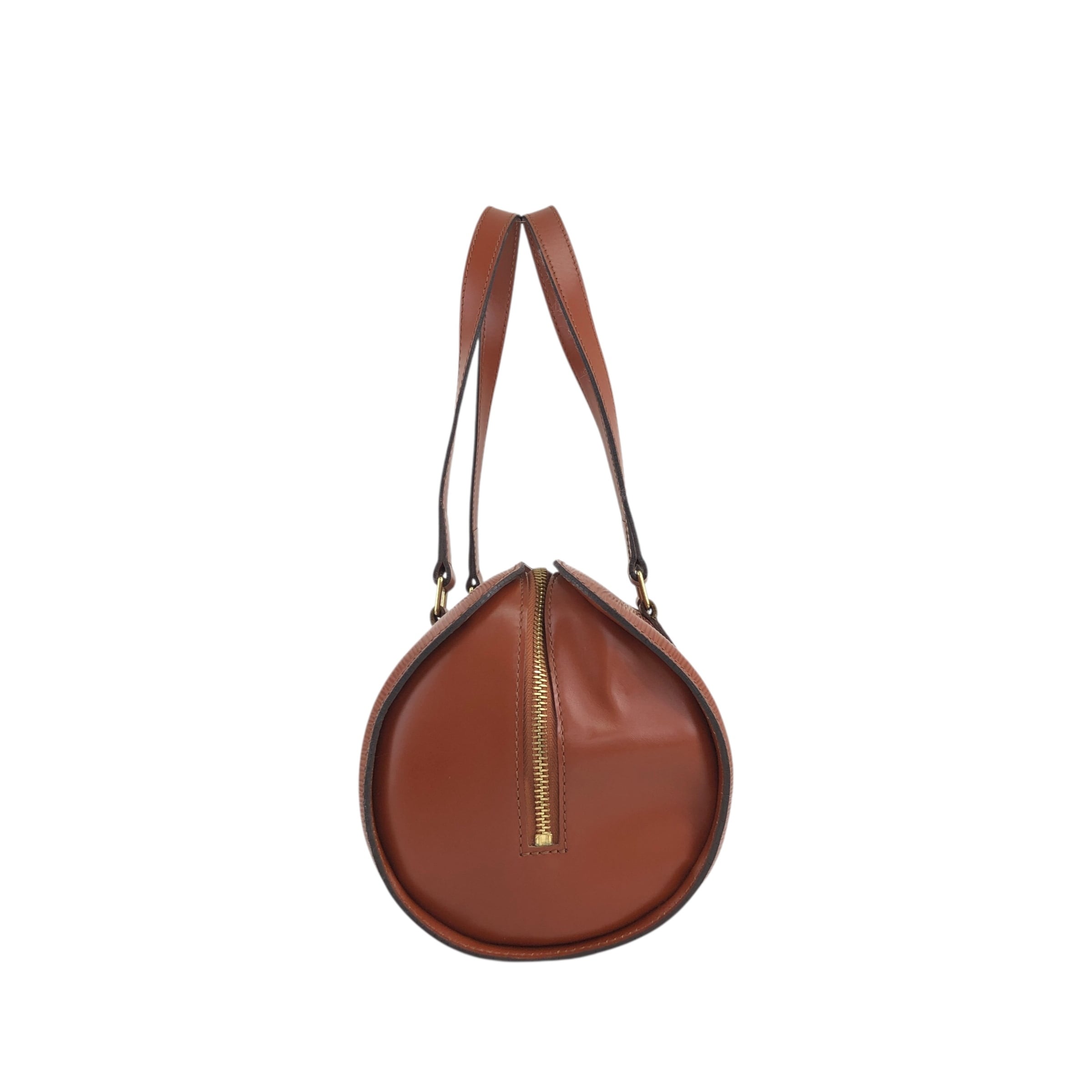 LOUIS VUITTON ルイヴィトン エピ ハンドバッグ ブラウン レザー