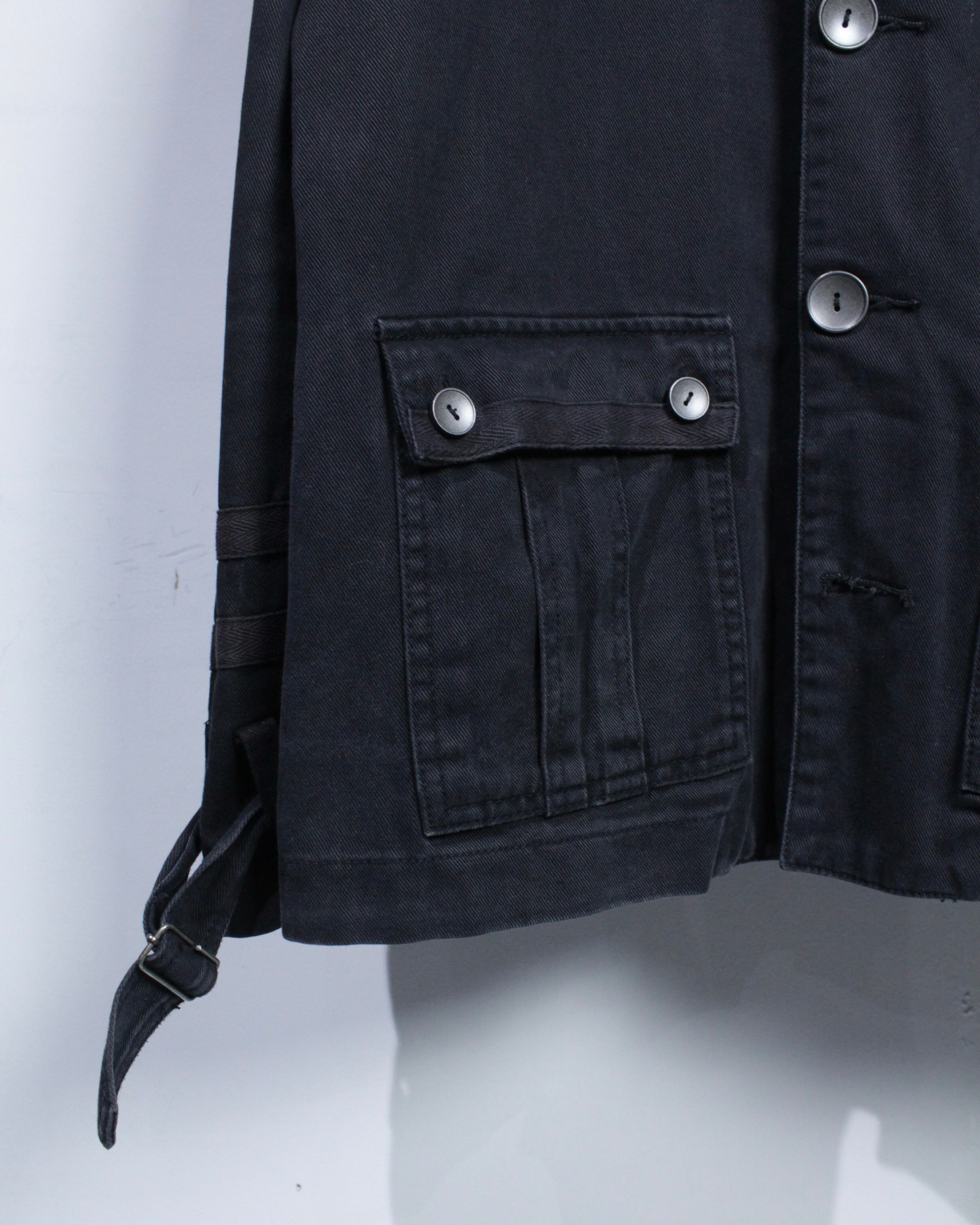 Caka BLACK】 “TRIPP NYC” Hood Detachable Vintage Jacket | Caka