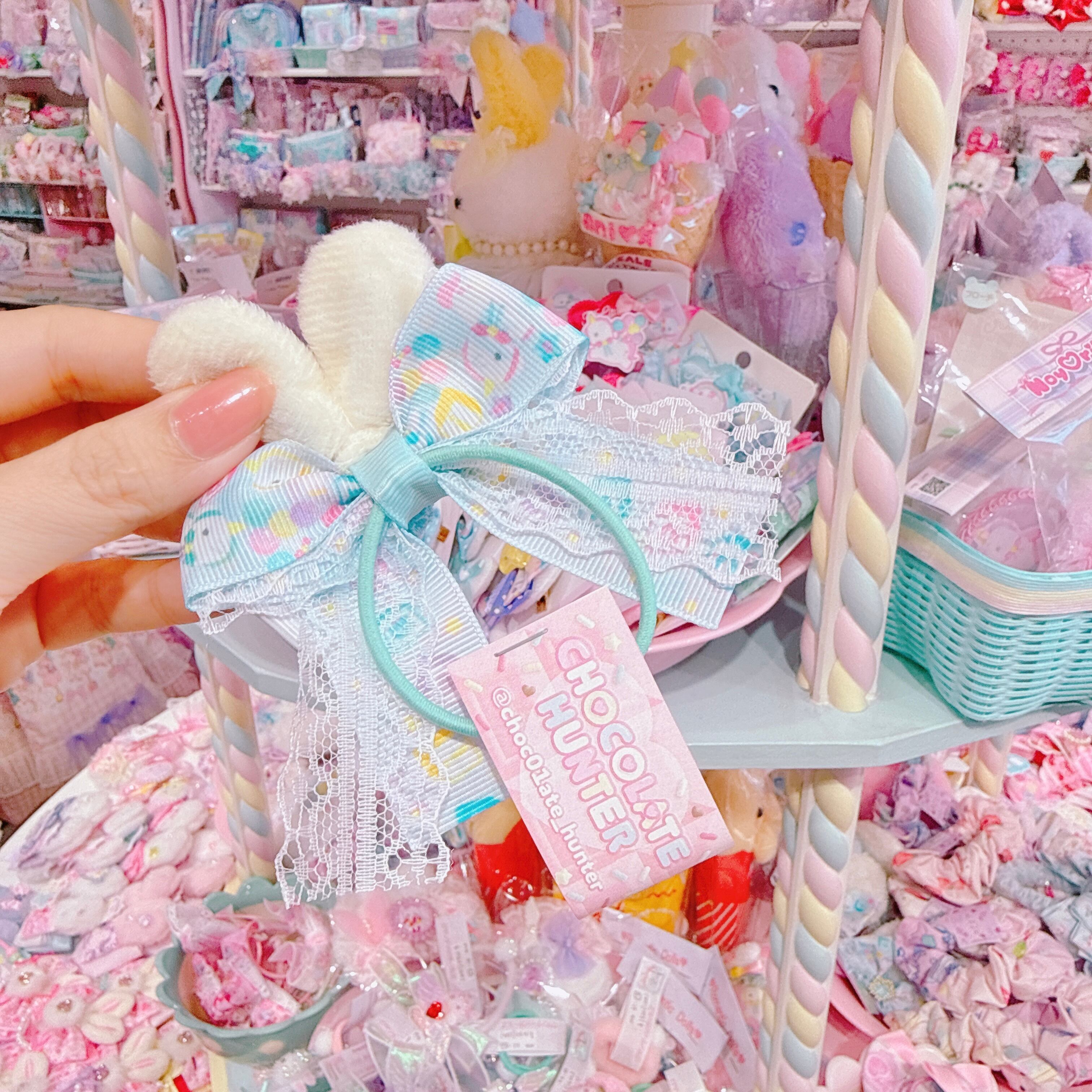 【R38】57-35うさぎのしっぽヘアゴム