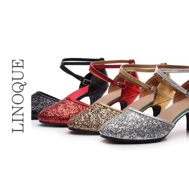 グリッターポインテッドトゥパンプス 4color 【L00161】