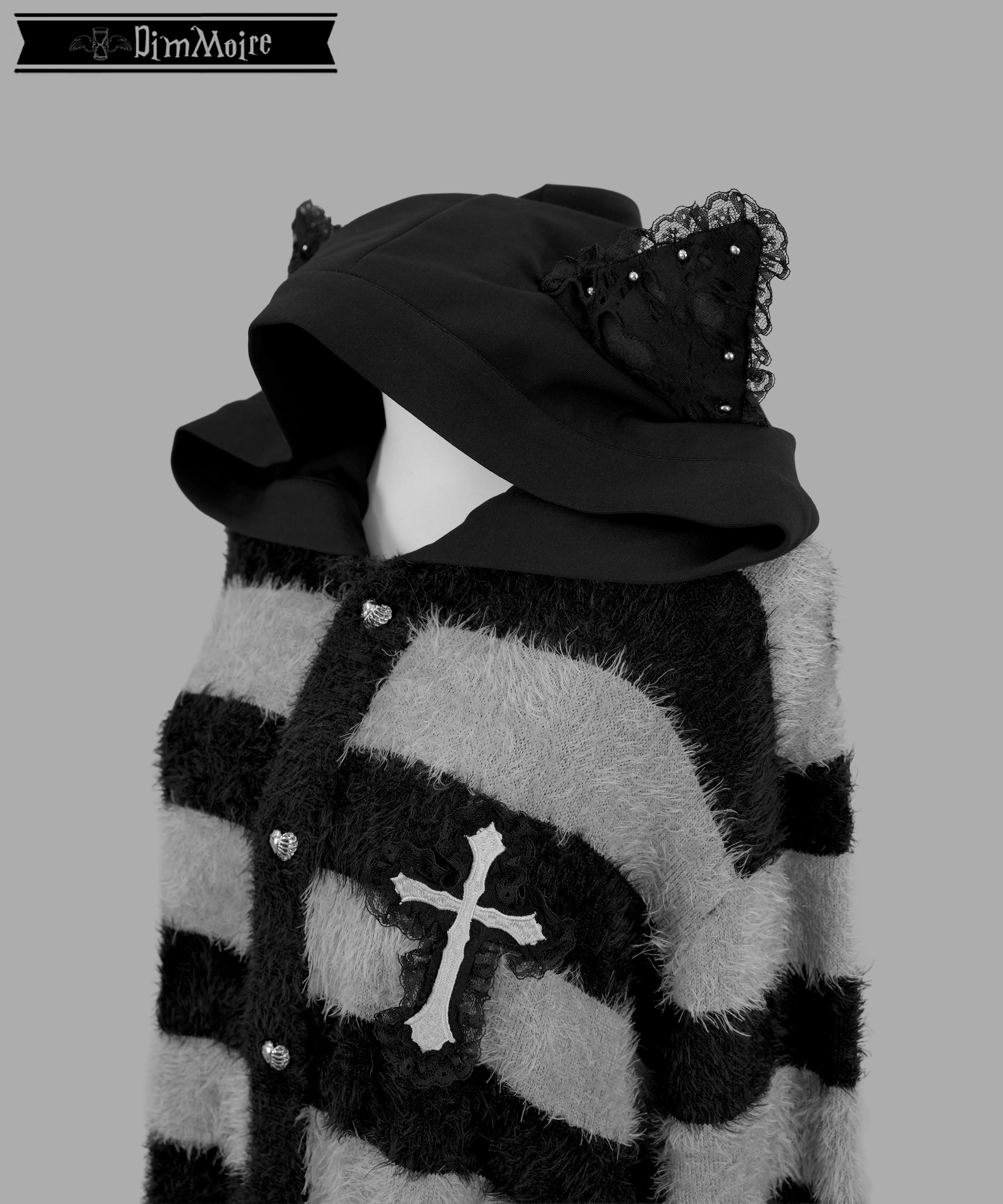 Evil Catカーディガン【Stripe】 | DimMoire