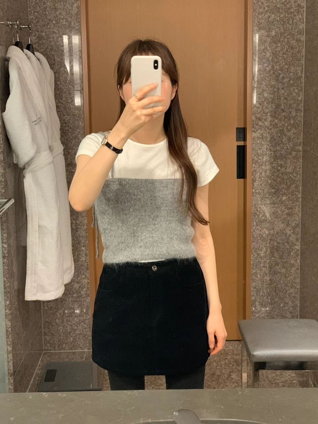 (予約) ounce / Corduroy skirt 2color