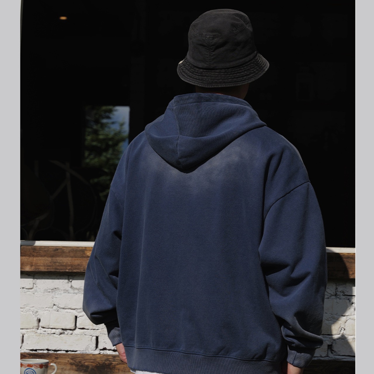 ヴィンテージ ウォッシュ ジップパーカー A1981 - 5