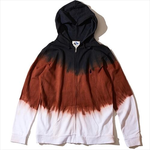 devadurga　フードパーカー　Lサイズ　泥染め devadurga デヴァドゥルガ メンズ パーカー SANGO WIDE ZIP PARKER 全1