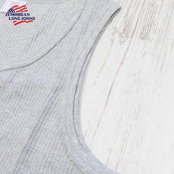 定番】ワッフルタンクトップ（パック入り） #JC735-22K | JEMORGAN