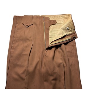 vintage 1950’s side pleated rayon gabardine slacks