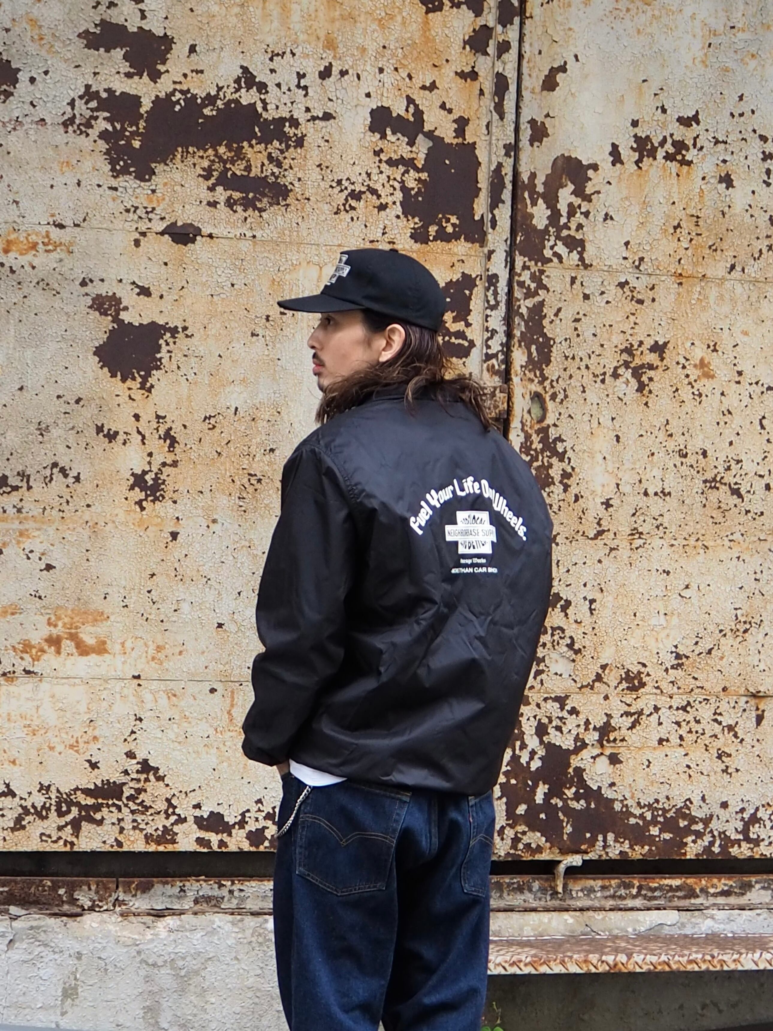 NBS Coach Jacket – Fleece-Lined /【Black】 | NEIGHBORBASE SUPPLY