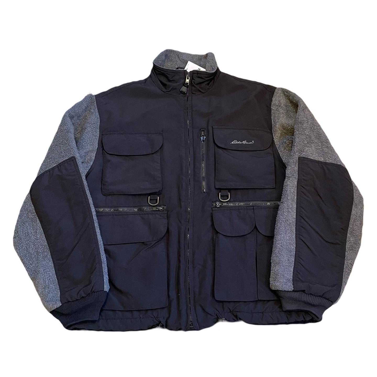 90s〜00s Eddie Bauer "Supreme sample" fishing fleece jacket