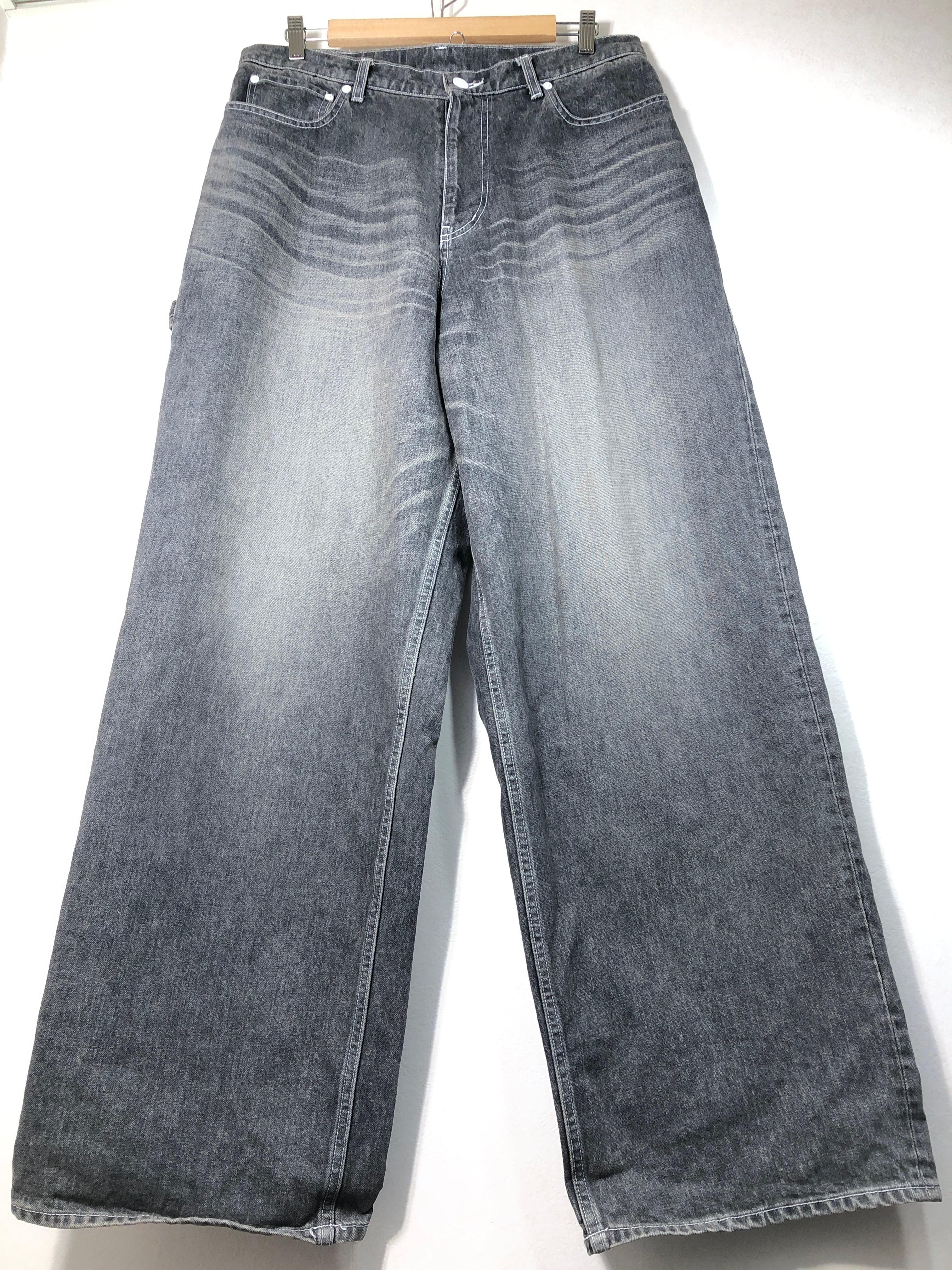 053032○ SKINS BUGGY DENIM PANTS 4 バギー デニム パンツ ワイド  