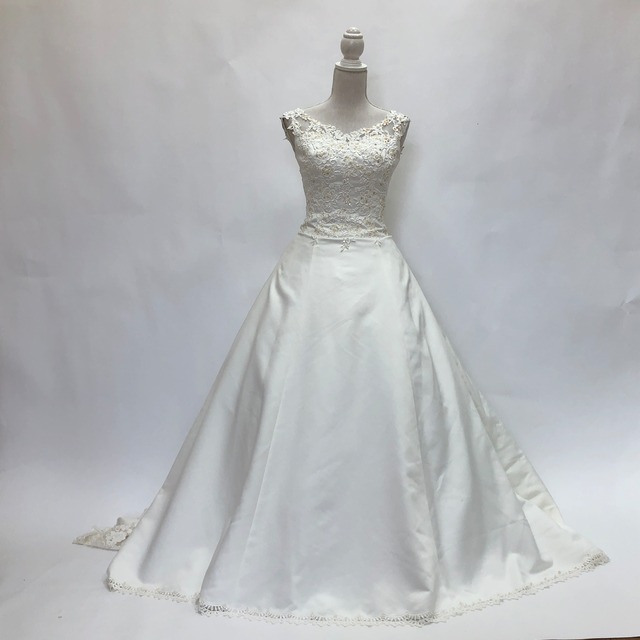 中古 ウェディングドレス プリンセス ホワイト 11号 W-346