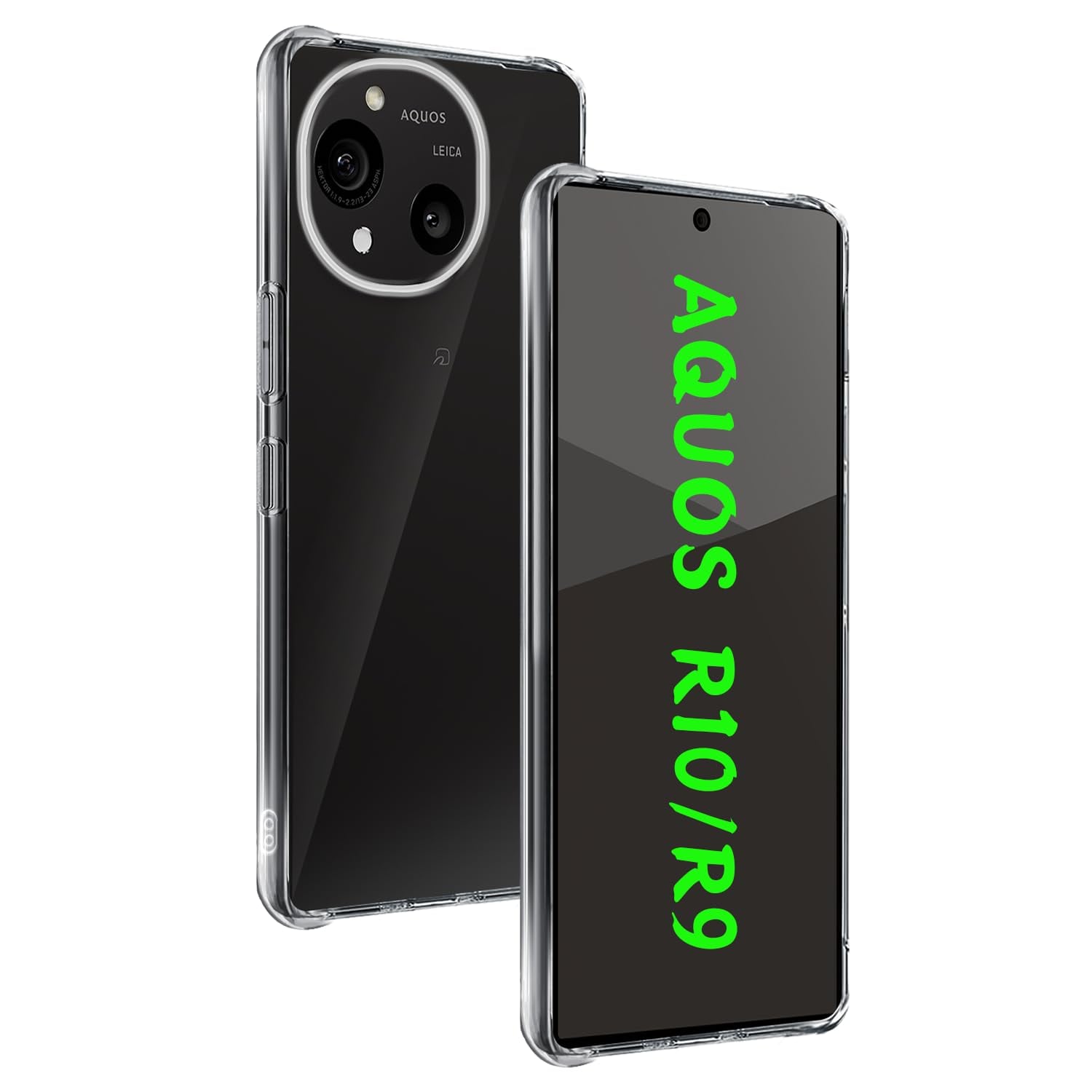 対応 AQUOS R10 ケース 専用 透明 柔軟TPU素材 全面保護 耐衝撃 落下防止 すり傷防止 用 アクオス R10 保護ケース