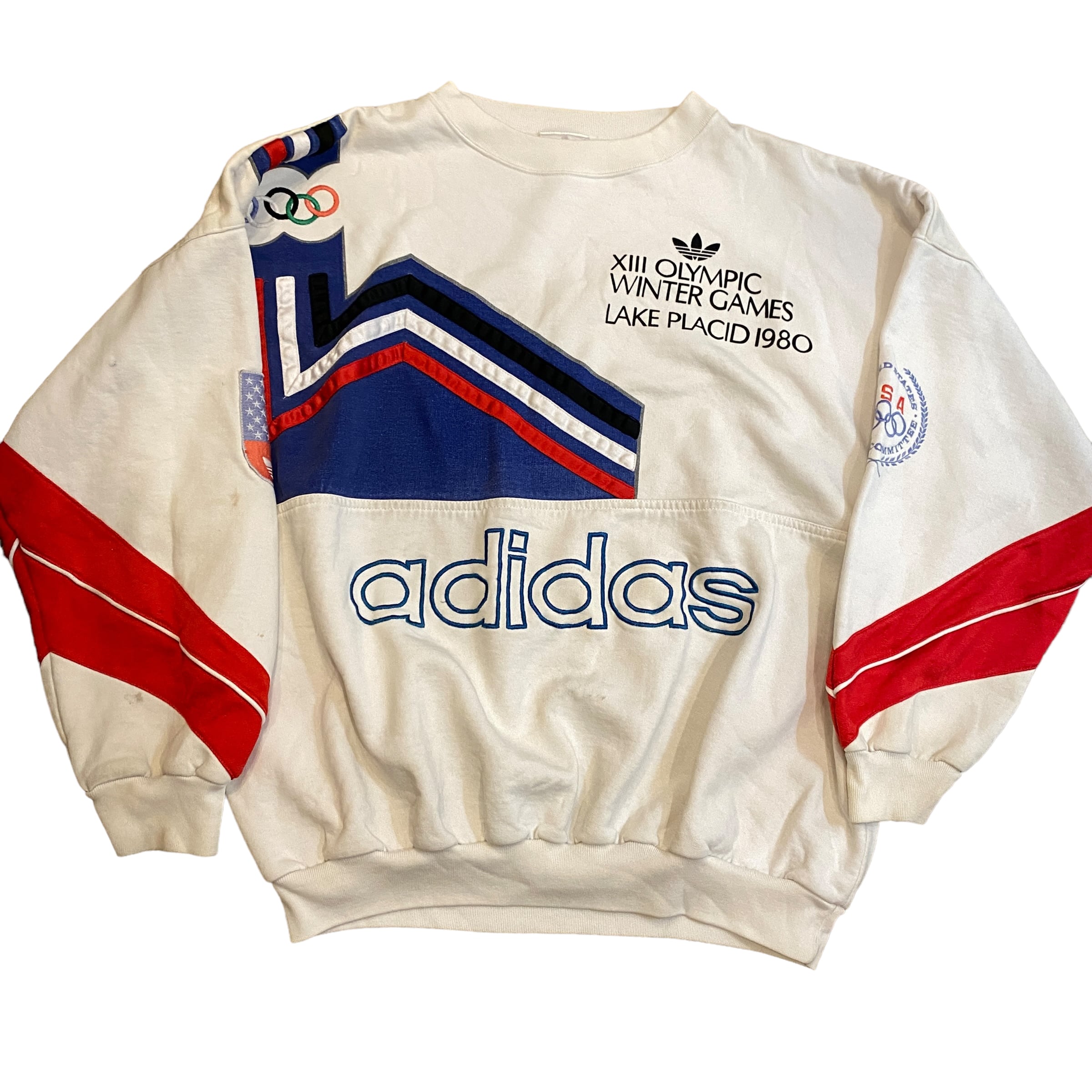 VINTAGE 80S ADIDAS OLYMPIC SWEAT