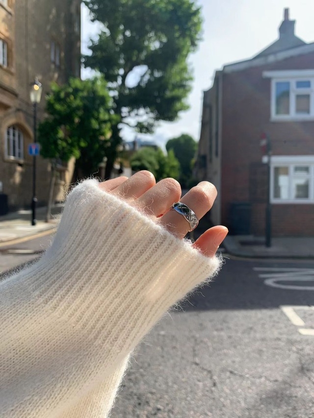 (OUNCE) raccoon v pullover knit / 3color