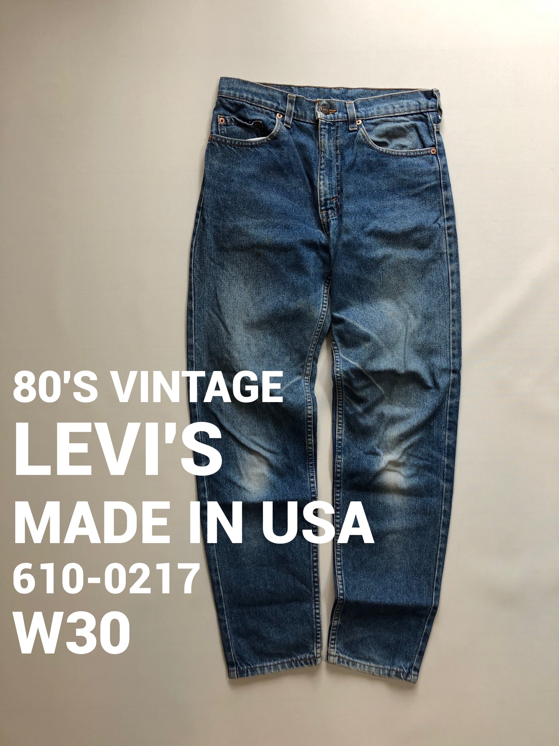 LEVI’S 90s 610 w28 made in USA