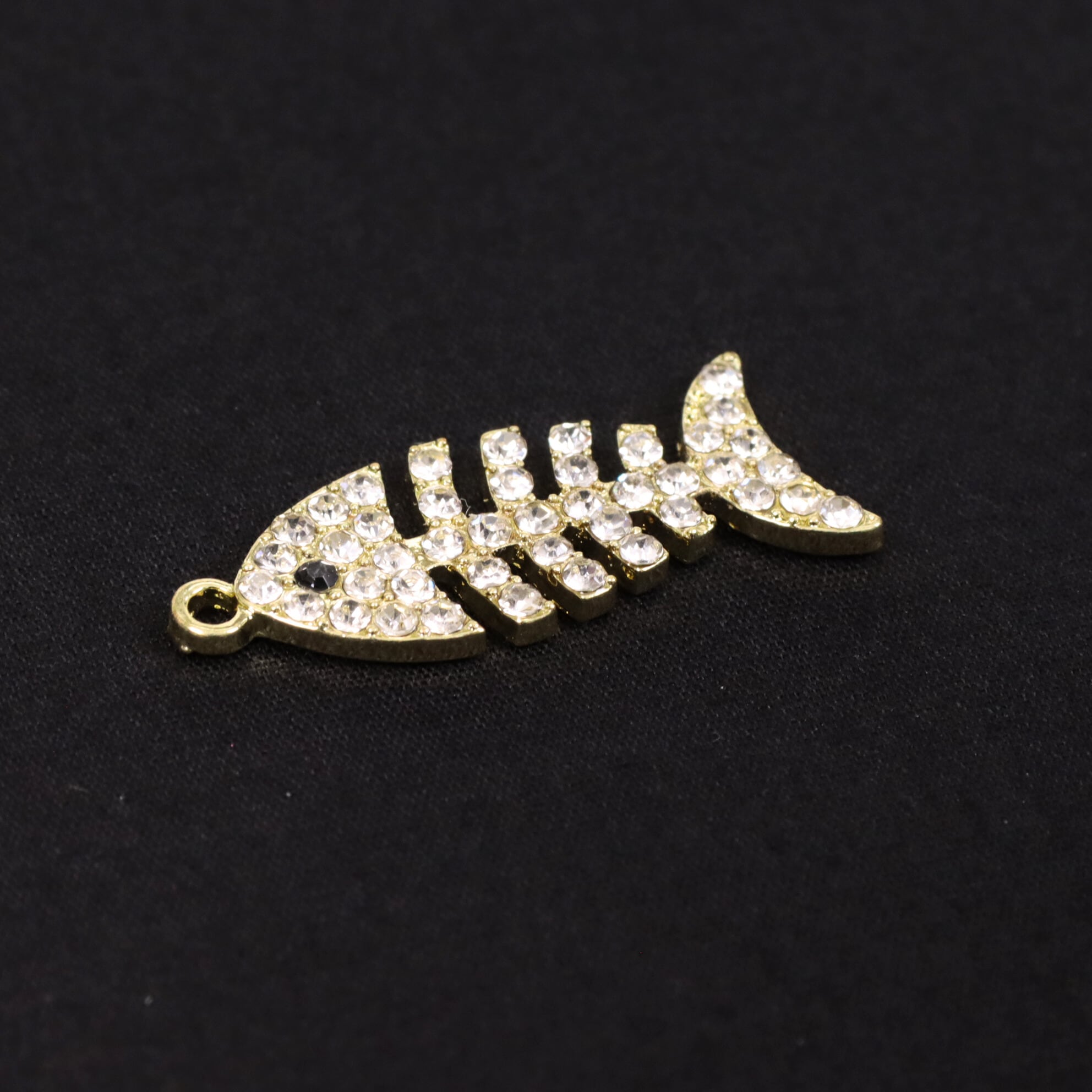 魚の骨 パーツ 金属 ゴールド ビジュー イミテーション 02000282