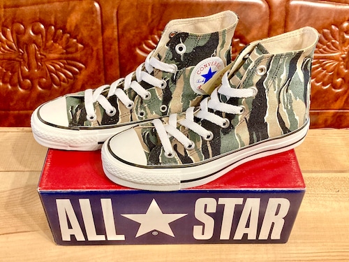 converse（コンバース） ALL STAR TIGER（オールスター タイガー ）HI 迷彩 グリーン 3.5 22.5cm 239