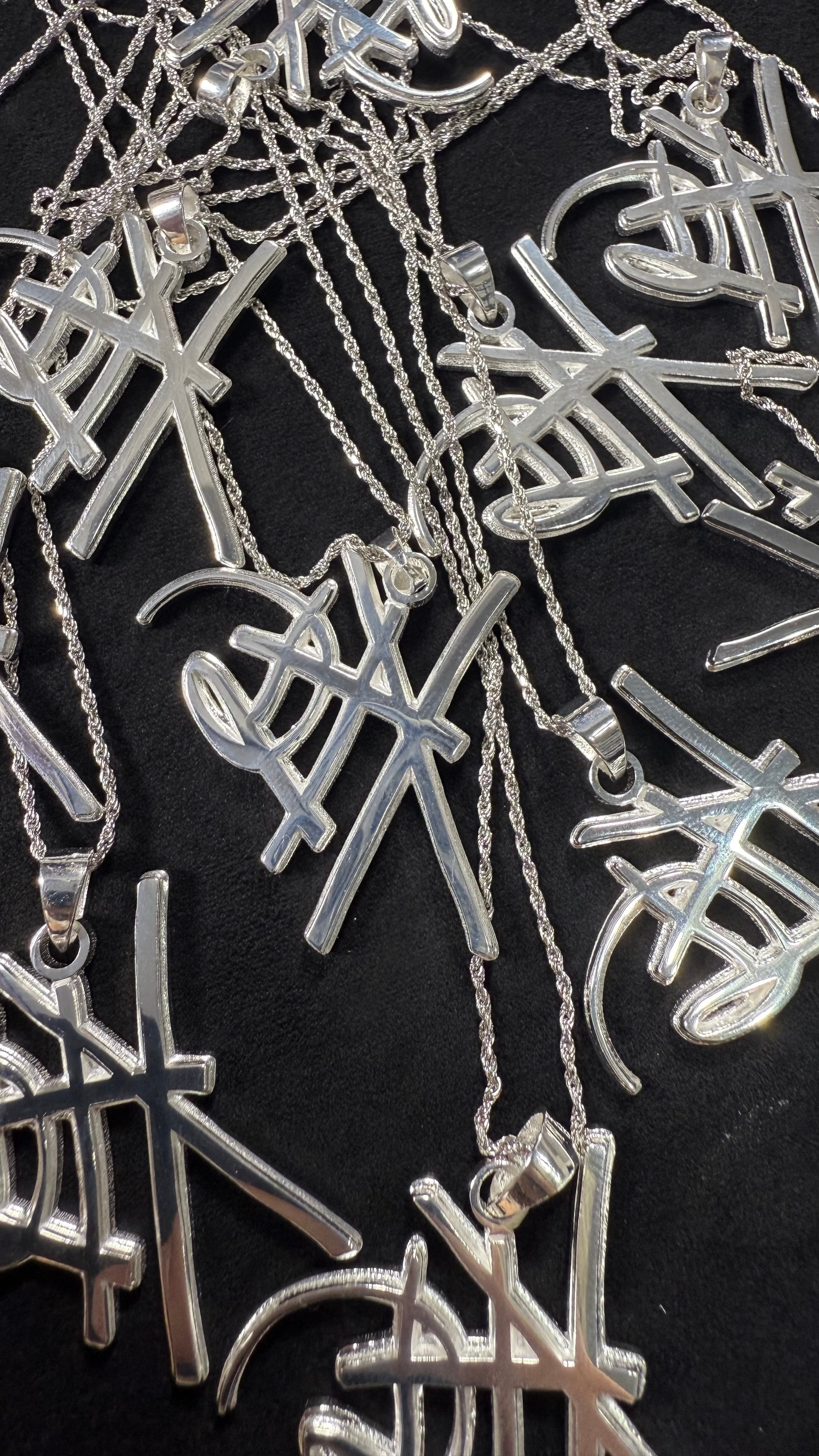 Hayashi Masato × $ole only Collaboration pendant head necklace set