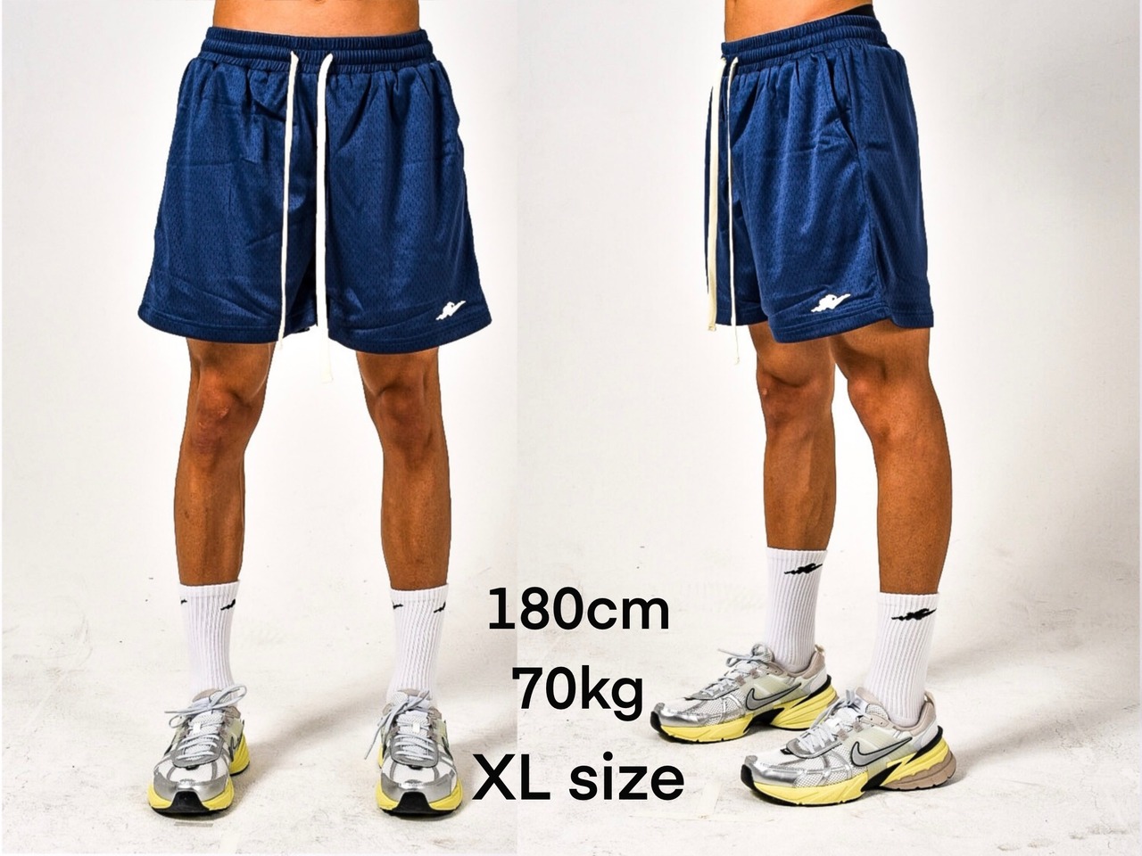 メッシュショーツ　ネイビー