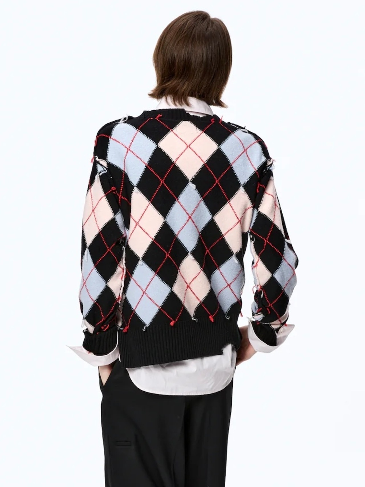 【25AW】MASU エムエーエスユー / DIAMOND SCRAPED SWEATER / セーター - 5