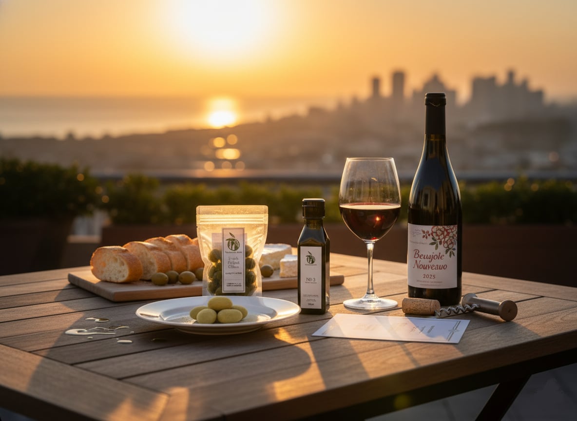 横浜オリーブ　ボージョレー満喫セット（オイル、新漬け、チョコ3種）