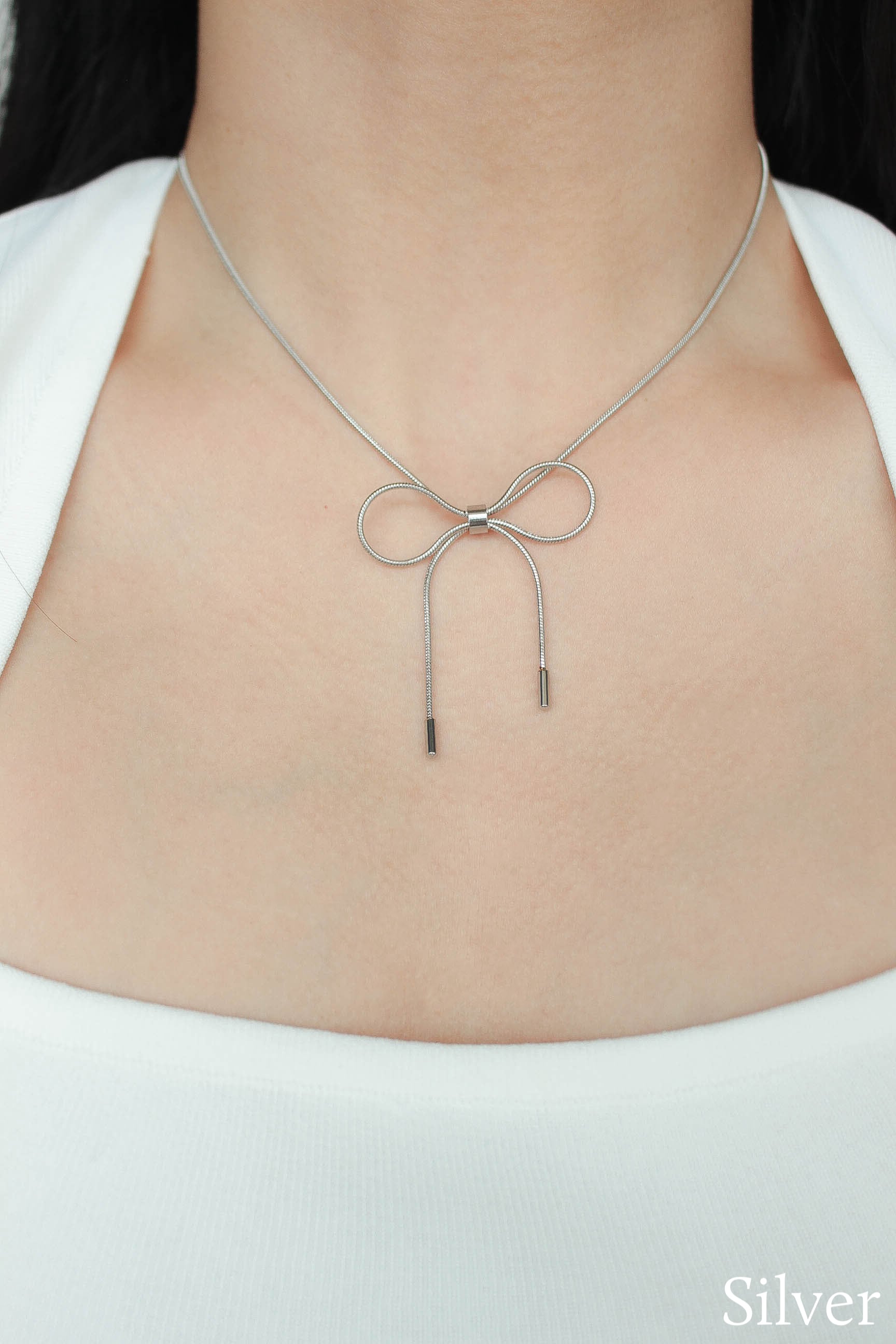 CHIEKO+ ネックレス noble ribbon necklace aabd2f513e5b5e0696812386a2250e