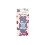 Nathalie Lete Mini Sticky memo Black cat ナタリーレテ付箋 黒猫