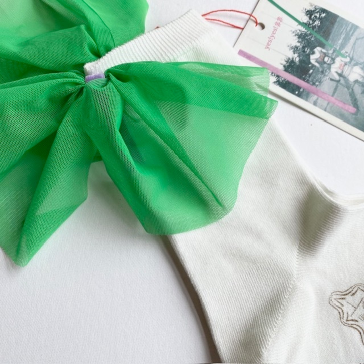 yes!yes!非非：tulle socks
