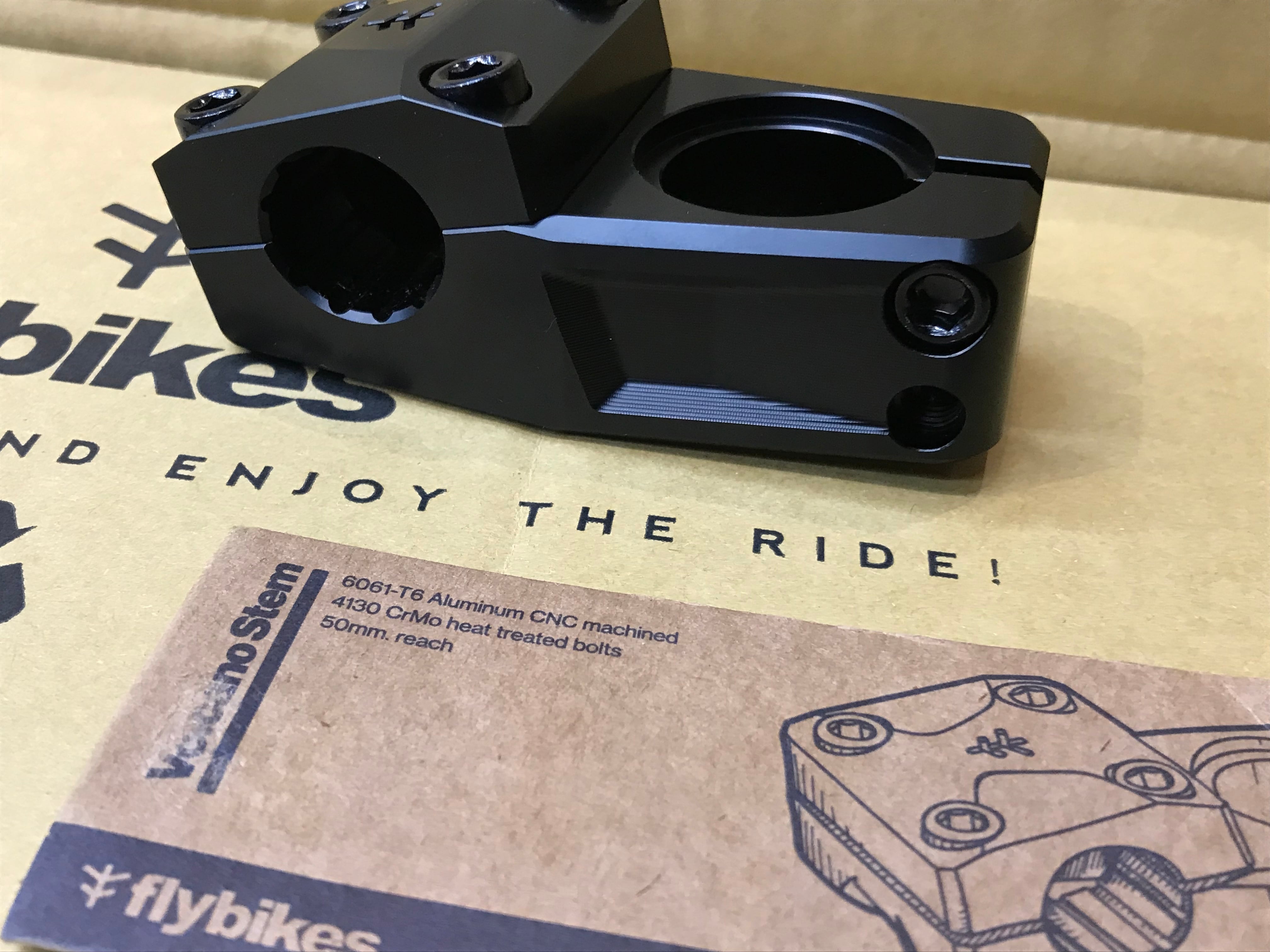 Flybikes Volcano 25 Stem 50mm Flat Black | bmxshop