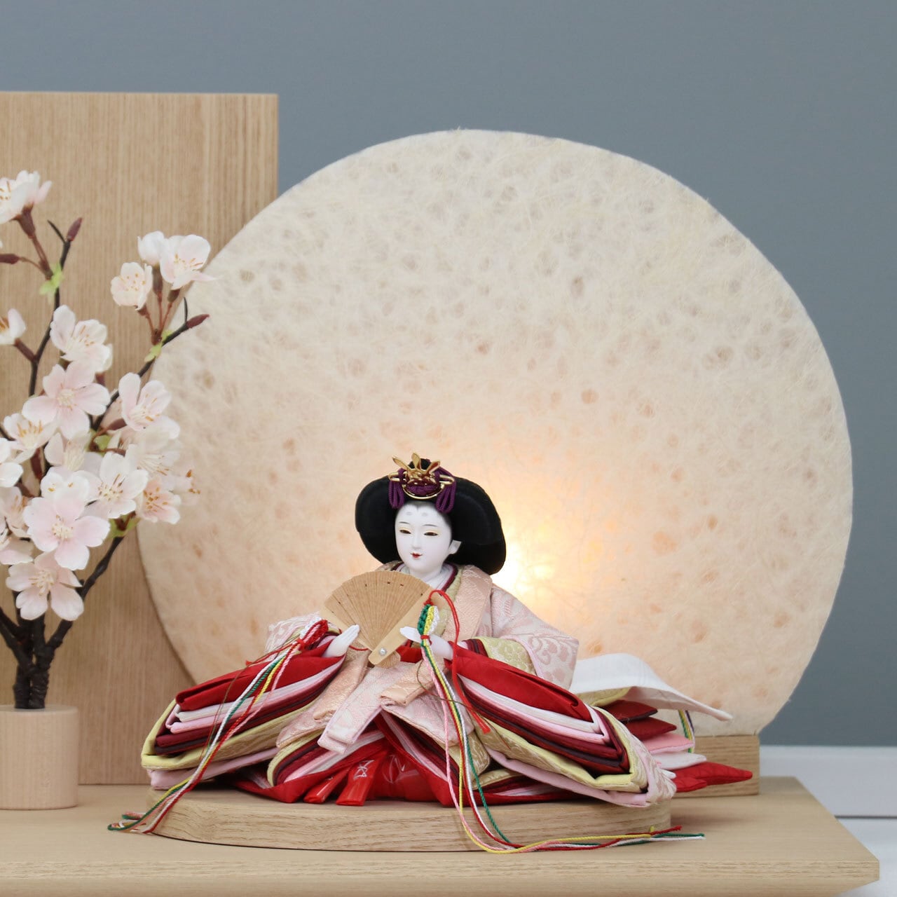 ピーカブーひな人形 ベーシックシリーズ 親王飾り 【春の詩】 ひな人形