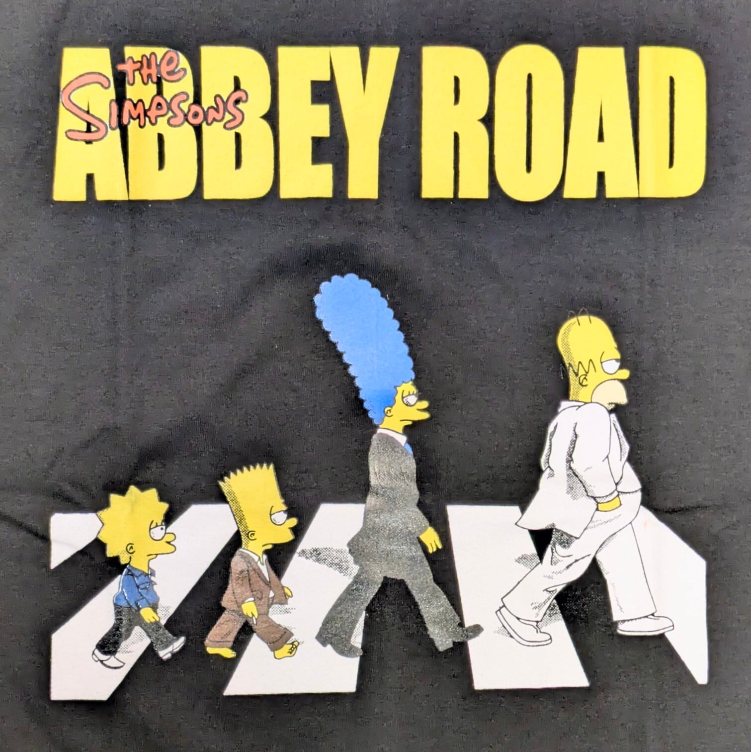 【 ザ・シンプソンズ（The Simpsons）】ABBEY ROAD / アビーロード / アビイ・ロード/ Tシャツ〚アメリカン雑貨 アメトイ〛