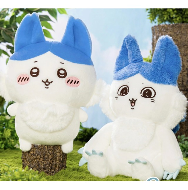 もっちるねそべり BIGぬいぐるみ ちいかわ ぬいぐるみハチワレ くり