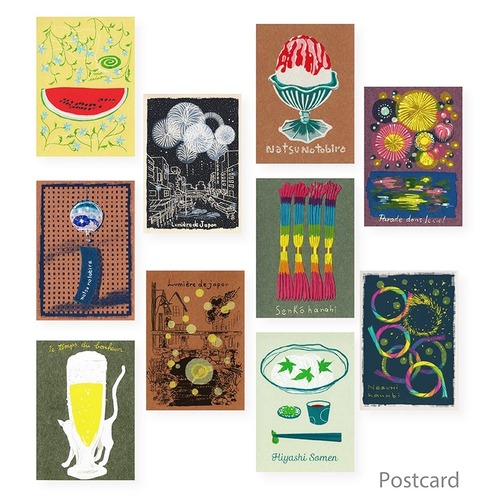 日本の夏ごよみ ＊postcard SET