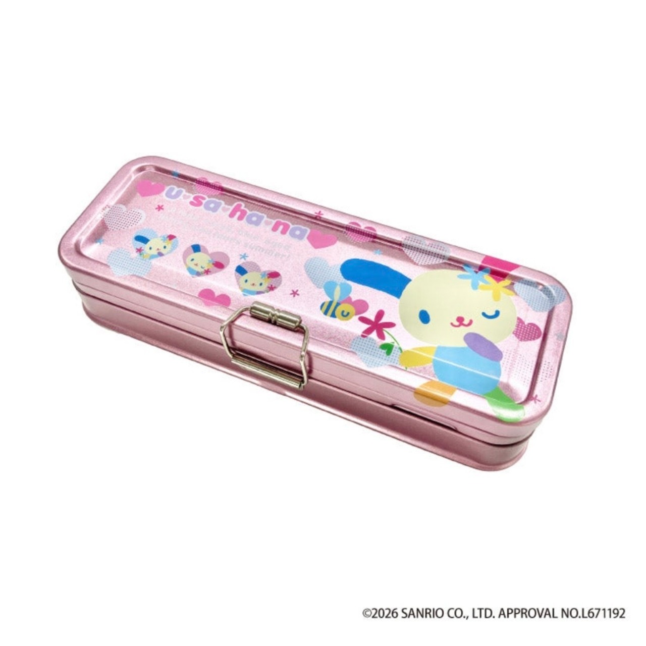 サンリオ　ウサハナ　缶ペンケース - 1