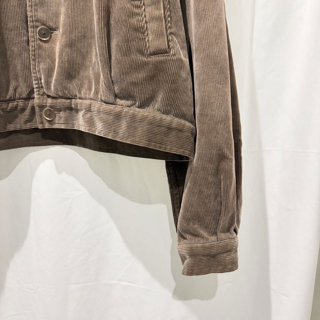 AURALEE オーラリー 25AW PIGMENT DYED FINX CORDUROY BLOUSON