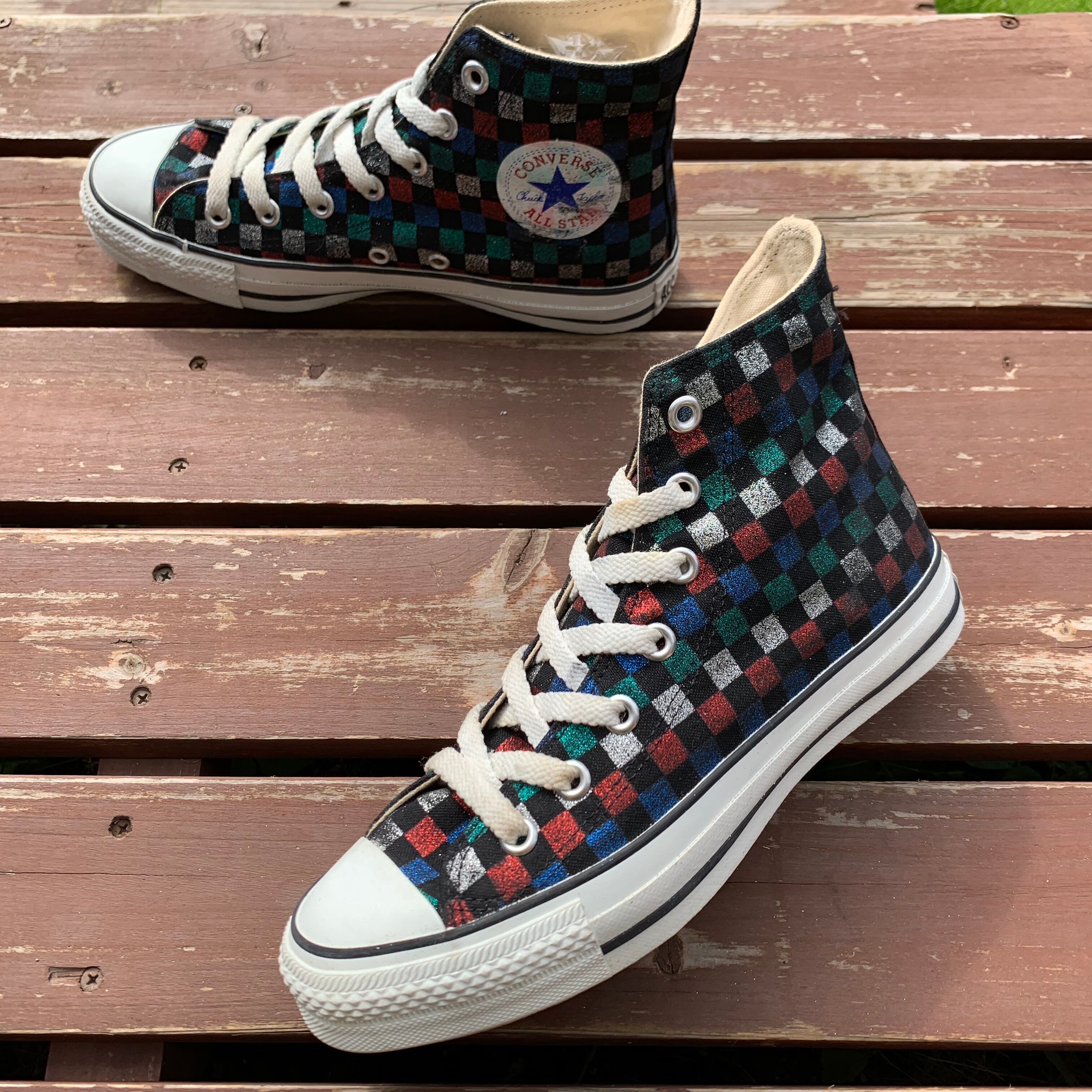 ☆新同☆24.5㎝☆ 90's日本製！コンバース オールスター HI W557 90's日本製！converse ALL STAR HI コンバース オールスター ハイ W557