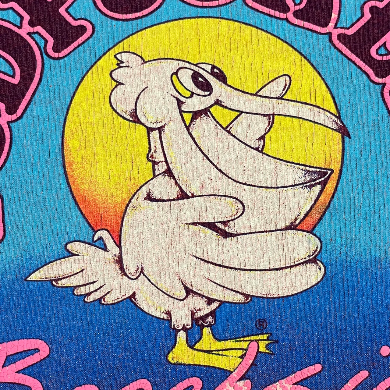 【anvil】80s USA製 BAR&GRILL レストラン アドバタイジング Tシャツ ワンポイントロゴ バックプリント シングルステッチ アンビル 半袖 XL ビッグサイズ US古着