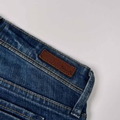 YANUK ヤヌーク スリム デニム パンツ ジーンズ サイズ 25 /縦落ち/色落ち加工/レディース