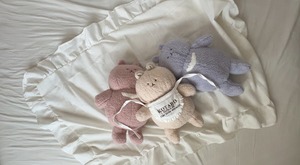 【12月分】等身大￤わぐまBABYのぬいぐるみ(ラベンダー)