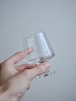 【Vintage】デンマーク 重なるグラス(clear - cognac)