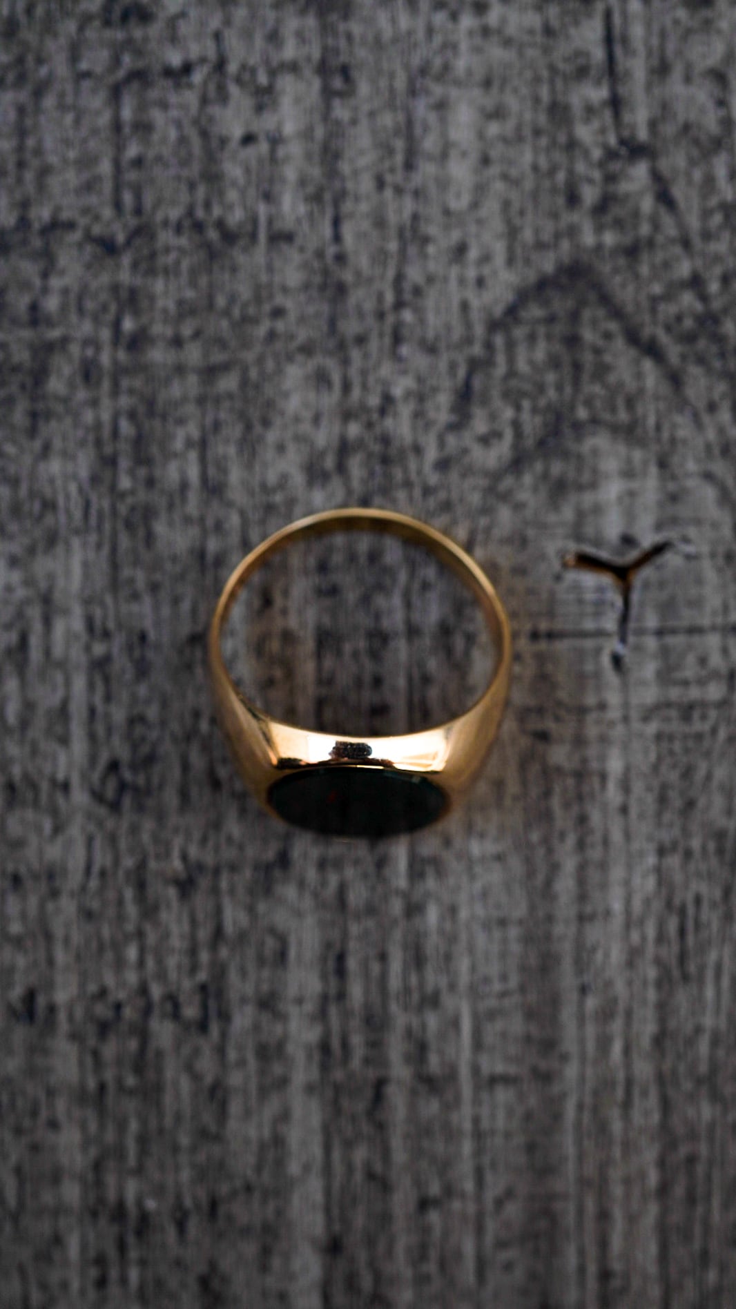 1969】U.K. VINTAGE 9ct イエロー ゴールド シグネット リング 1969】U.K. VINTAGE 9ct イエロー ゴールド シグネット リング